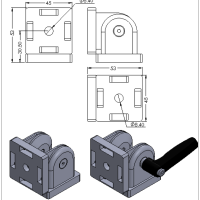 LIMA-SJ4545H-10 SWIVEL JOINT C W HANDLE